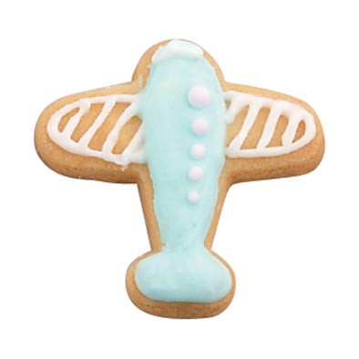 Tiger Crown Stainless Steel Cookie Cutter Airplane 45mm 1310