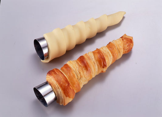 Tiger Crown Stainless Steel Cream Horn Molds 3 Pieces 571