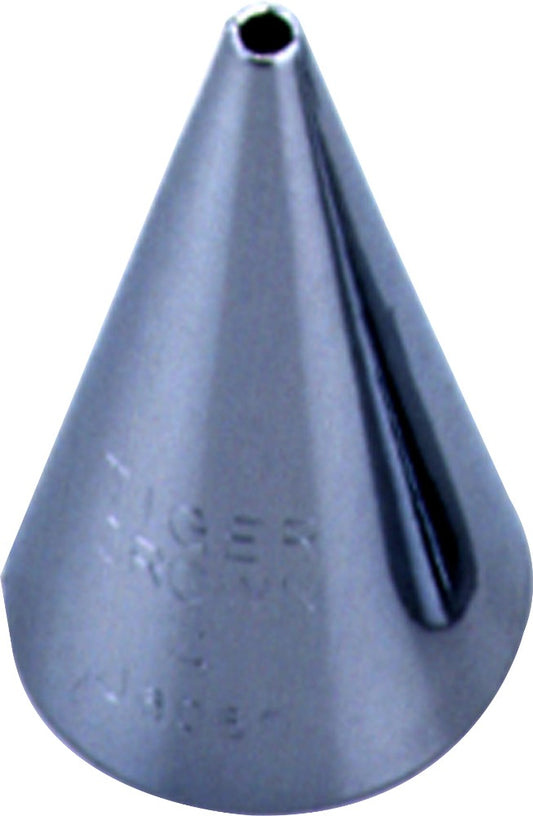 Tiger Crown Piping Tip Small #4 Round 1000