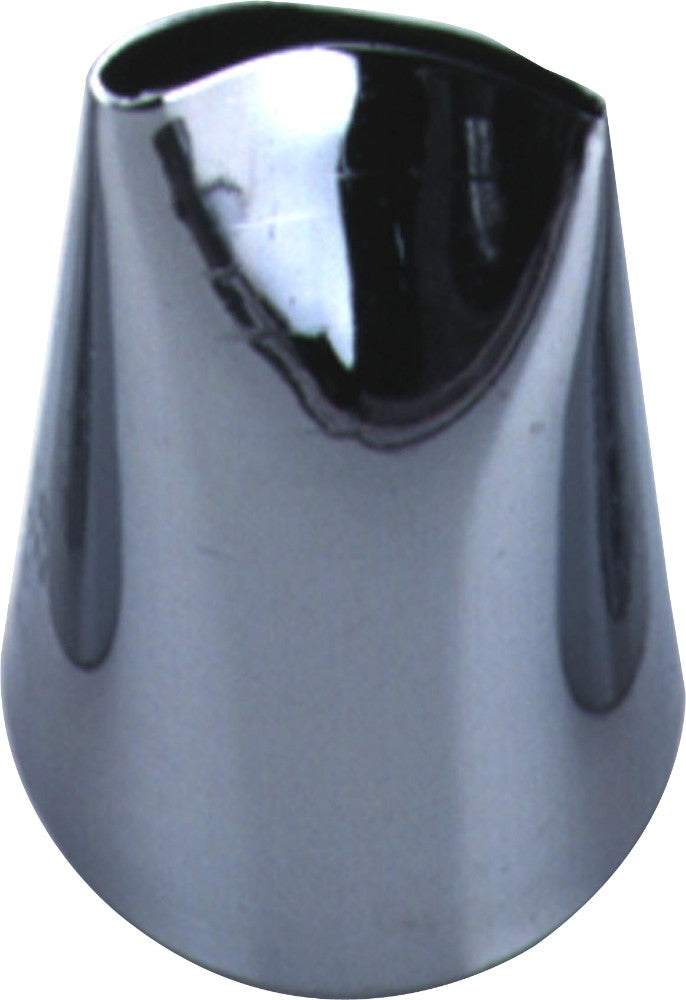 Tiger Crown Handmade Piping Tip Large #123 Chrome Plated Brass 1027