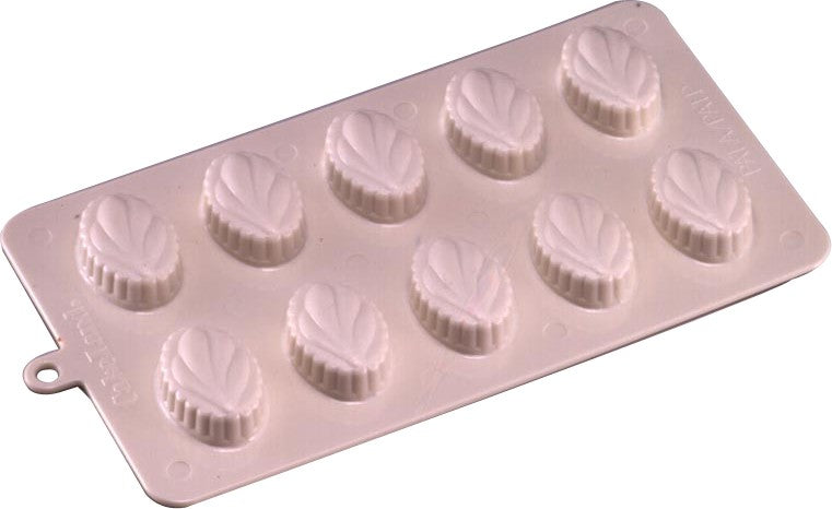 Tiger Crown Chocolate Bonbon Mold Leaf 1156