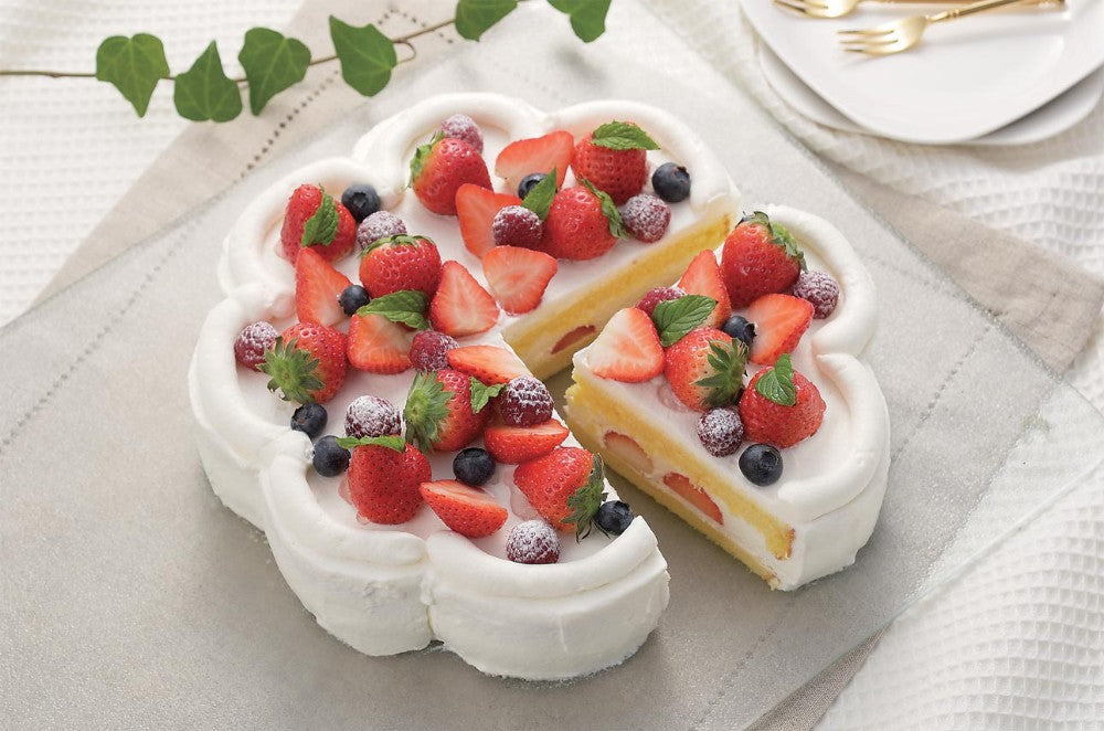 Tiger Crown Albrit Flower Deco Nonstick Cake Pan 22cm 5259