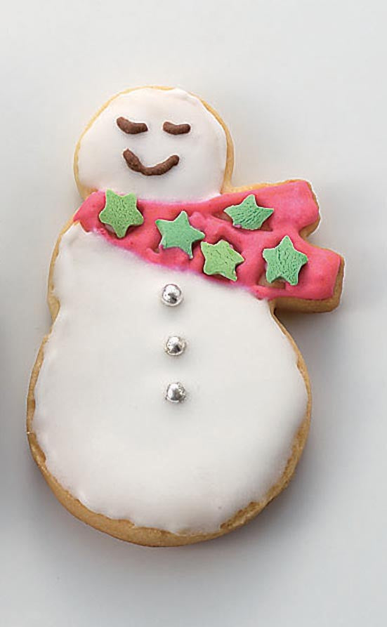 Tiger Crown Stainless Steel Cookie Cutter Snowman with Scarf 1941