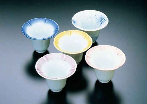 Yamako Pottery Morning Glory Relish Dish Yellow