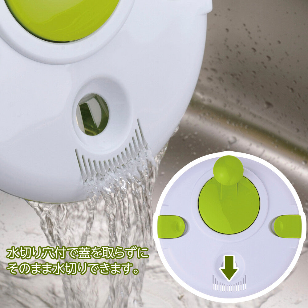 Wahei Freiz Kitchen Assist Rotary Vegetable Spin Dryer 24cm KR-7339