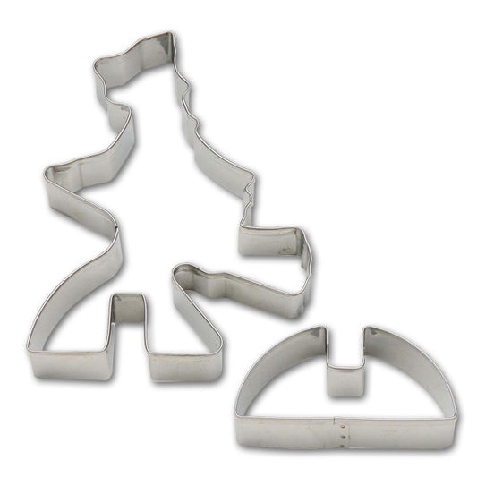 Tiger Crown 3D Halloween Witch Cookie Cutter Stainless Steel 1973