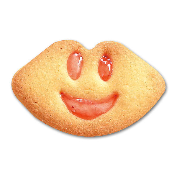 Tiger Crown Smiling Face Cookie Cutter and Stamp Set Lips 1902