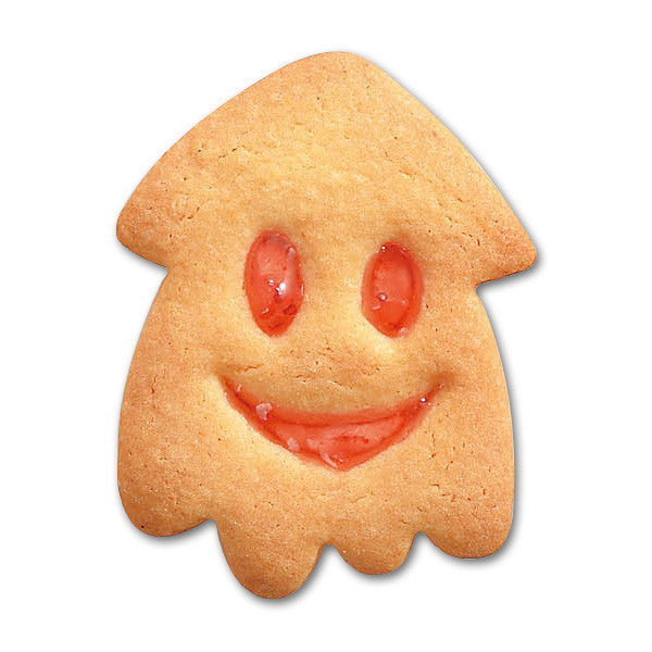 Tiger Crown Smiling Face Cookie Cutter and Stamp Set Squid 1906