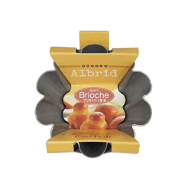 Tiger Crown Albrid Brioche Mold Medium 8cm Nonstick Aluminum 5177