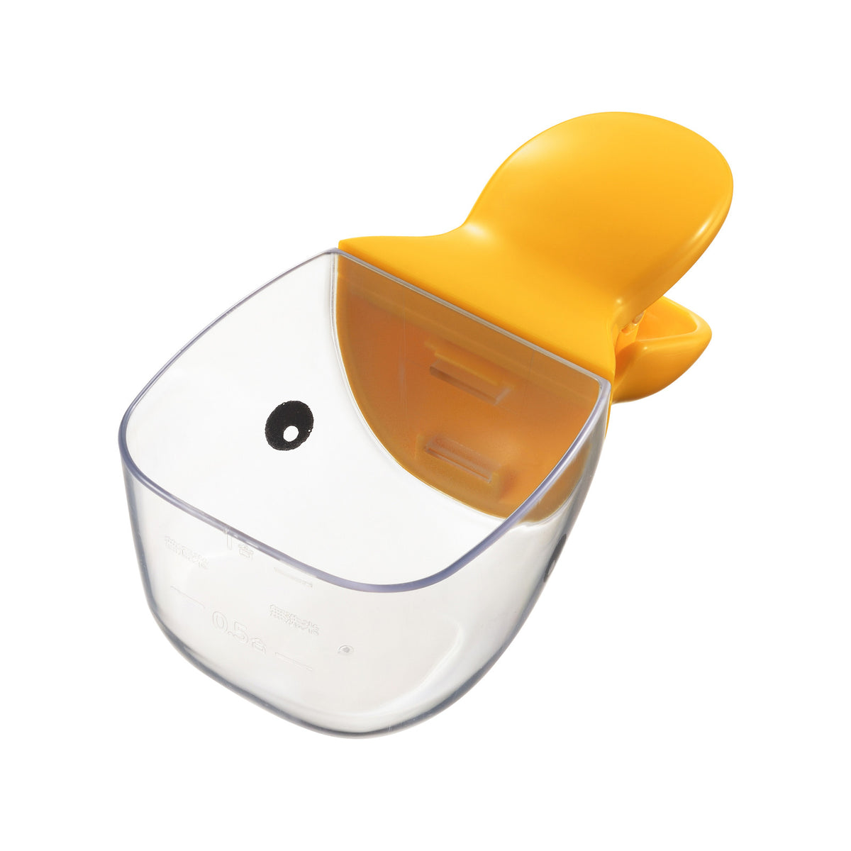 Akebono Clippy Cup Duck Rice Measuring Cup with Clip Orange CH-2034