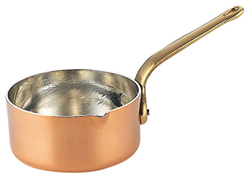 Wadasuke Tin Lined Copper Petite Pan with Pour Spout 8cm 2505-0080