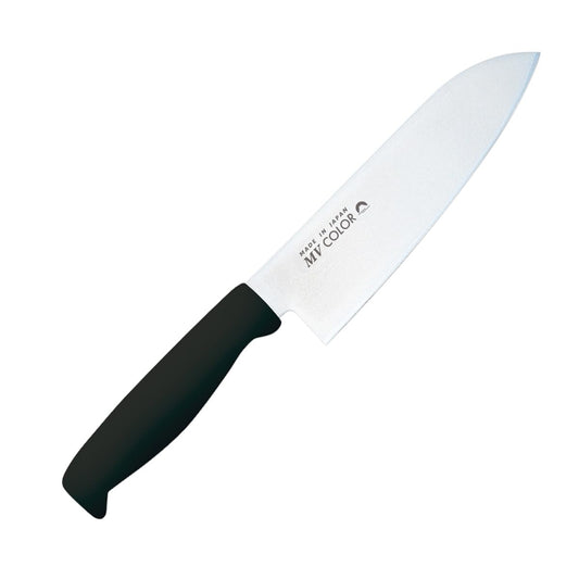 Fuji Cutlery MV Color Santoku Knife Black 170mm CR-0811BK