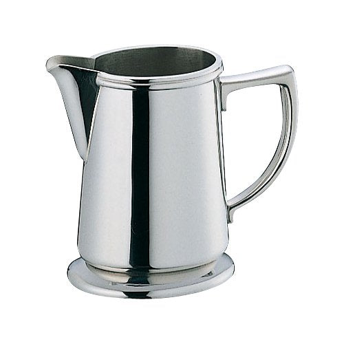 Wadasuke B Type Oval Stainless Milk Pot without Lid for 5 People 2243-0505