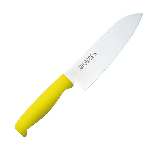 Fuji Cutlery MV Color Santoku Knife Yellow 170mm CR-0411YL