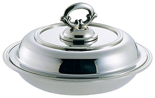 Wadasuke Stainless Monterey Round Entree Dish 2405-3000