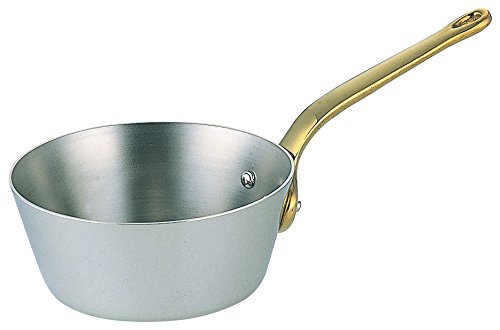 Wadasuke Stainless Steel Tapered Mini Saucepan with Brass Handle 8cm 2532-0080