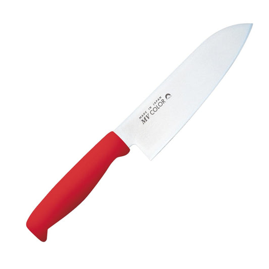 Fuji Cutlery MV Color Santoku Knife Red 170mm CR-0511RD