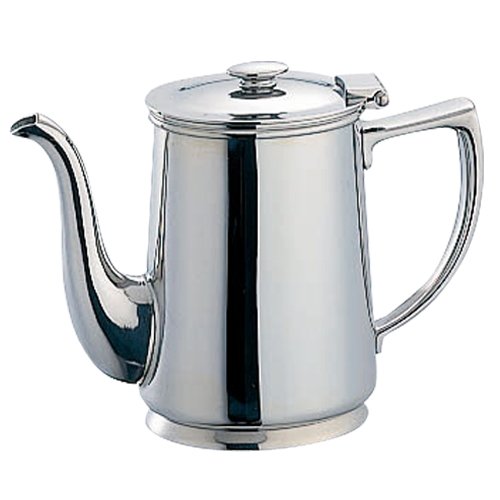 Wadasuke Stainless Steel B Type Oval Coffee Pot for 5 People 2241-0507