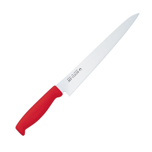 Fuji Cutlery MV Color Sujihiki Slicing Knife Red 240mm CR-0504RD