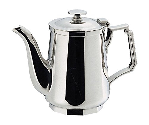 Wadasuke Square Coffee Pot Stainless Steel for 2 People 2201-0207