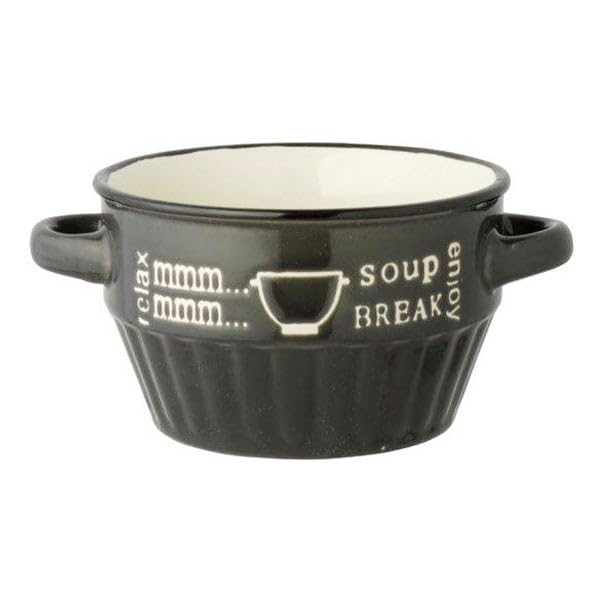 Living Enjoy Mini Soup Cup Black