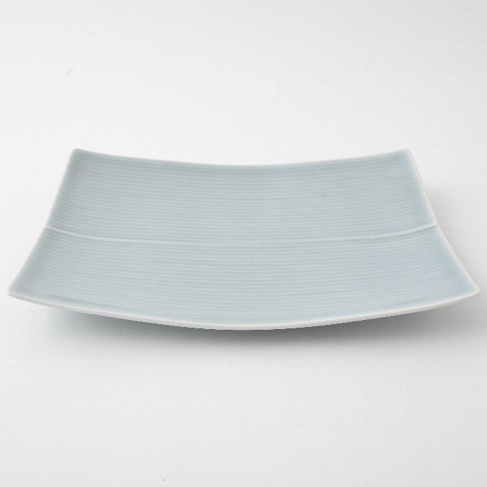Hakusan Porcelain Rectangular Plate Gray Large Hasami Ware