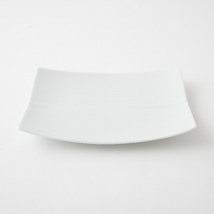 Hakusan Porcelain Rectangular Plate White Medium Hasami Ware