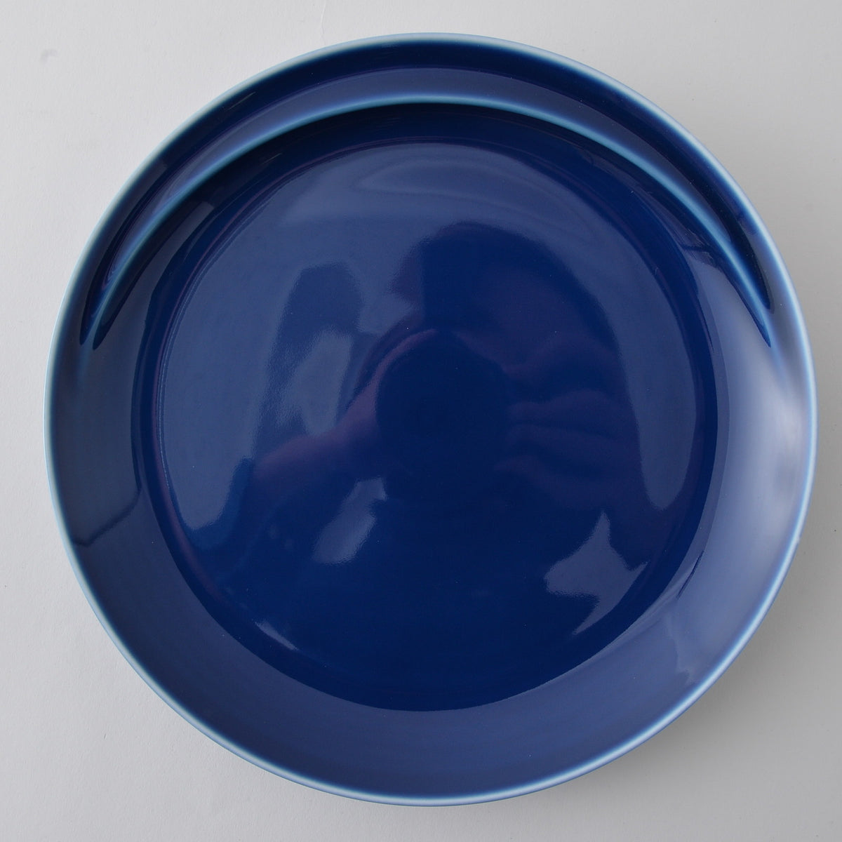 Hakusan Porcelain Commo Plate Blue Large Hasami Ware