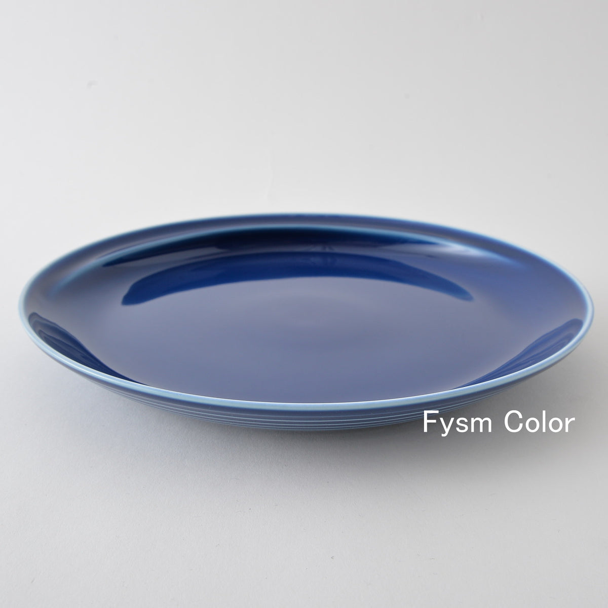 Hakusan Porcelain Commo Plate Blue Large Hasami Ware