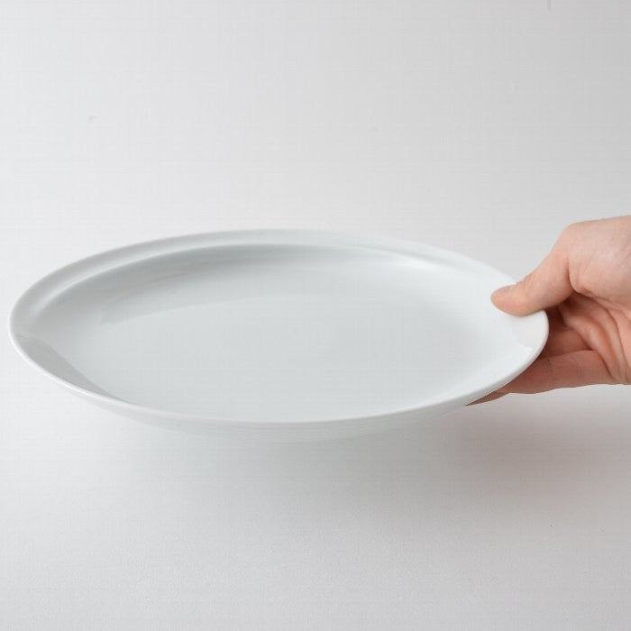 Hakusan Porcelain Commo Large Plate White Hasami Ware