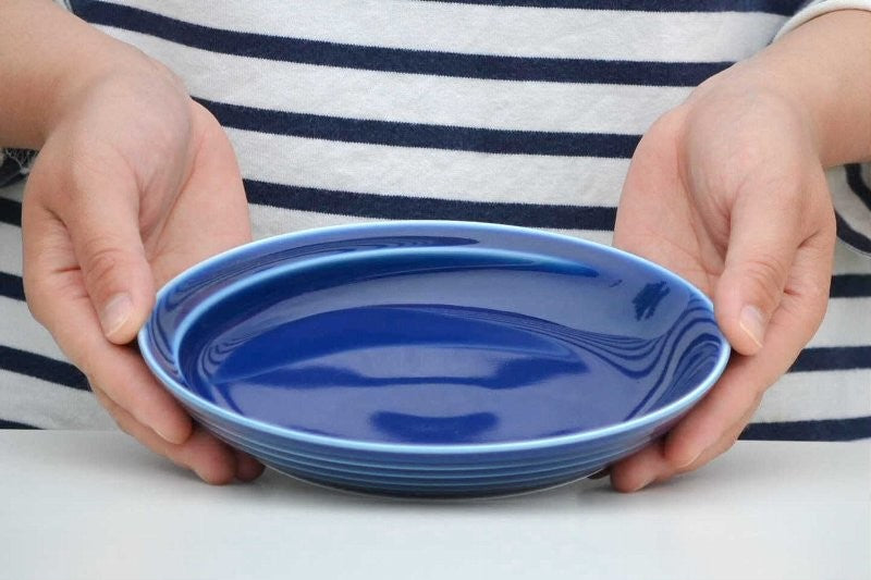 Hakusan Porcelain Commo Small Plate Blue Hasami Ware