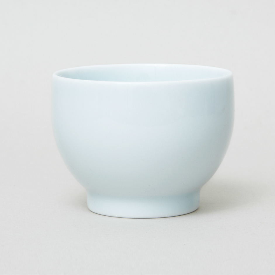 Hakusan Porcelain Chawa Yunomi Teacup Seihakuyu Glaze Hasami Ware