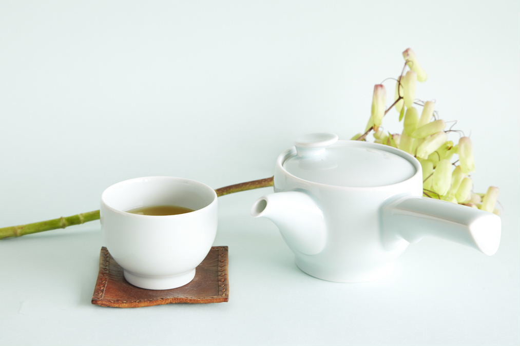 Hakusan Porcelain Chawa Yunomi Teacup Seihakuyu Glaze Hasami Ware