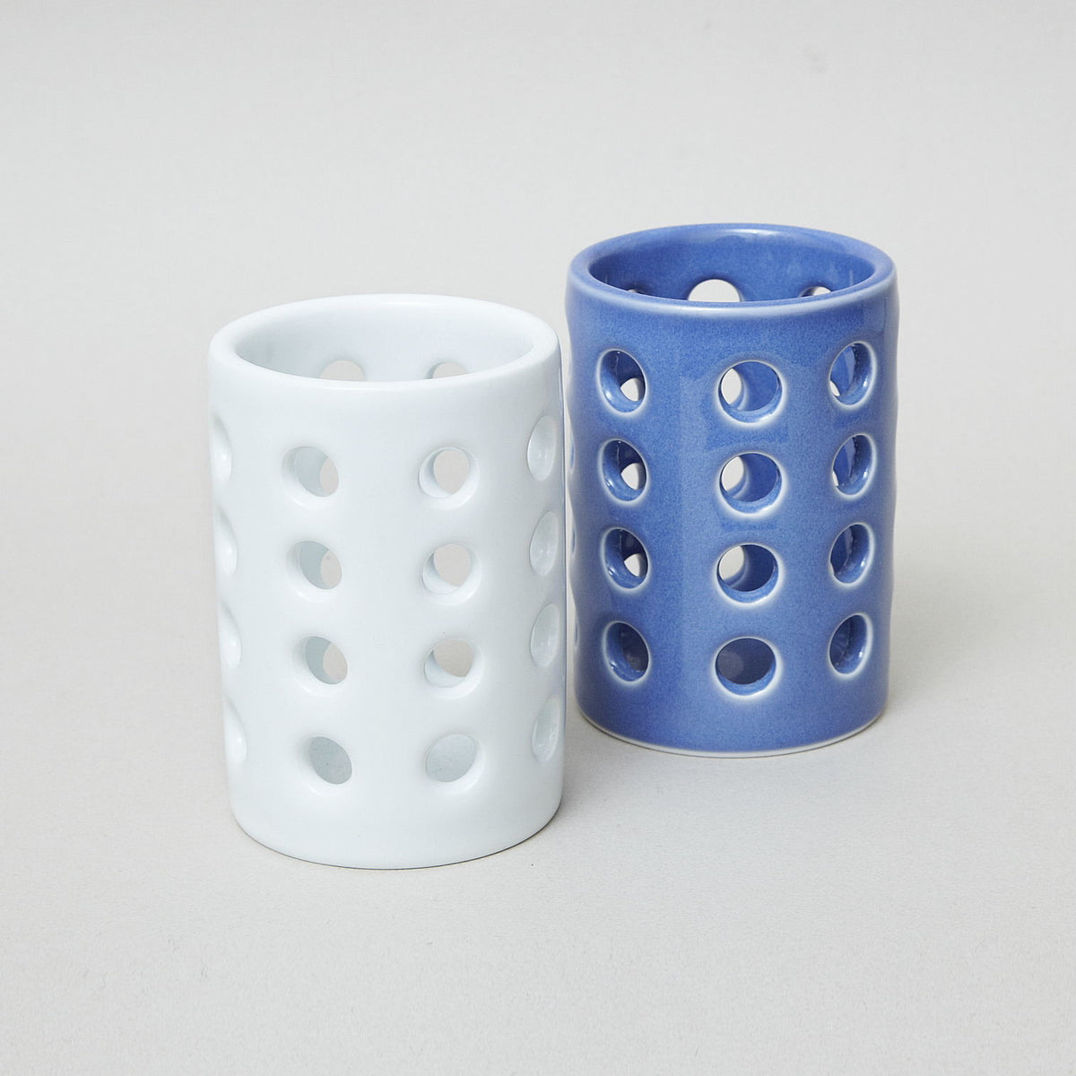 Hakusan Porcelain Openwork Chopstick Stand Small White