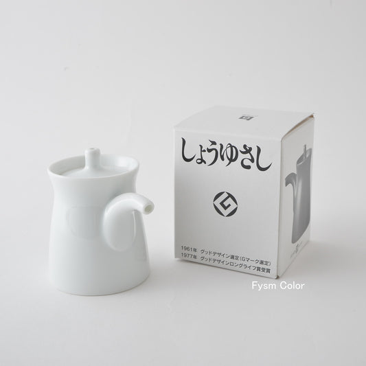 Hakusan Porcelain G-Type Soy Sauce Dispenser Small White