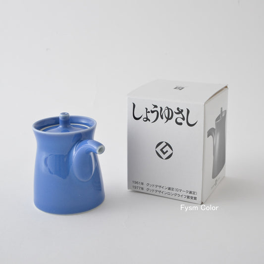 Hakusan Porcelain G-Type Soy Sauce Dispenser Small Blue