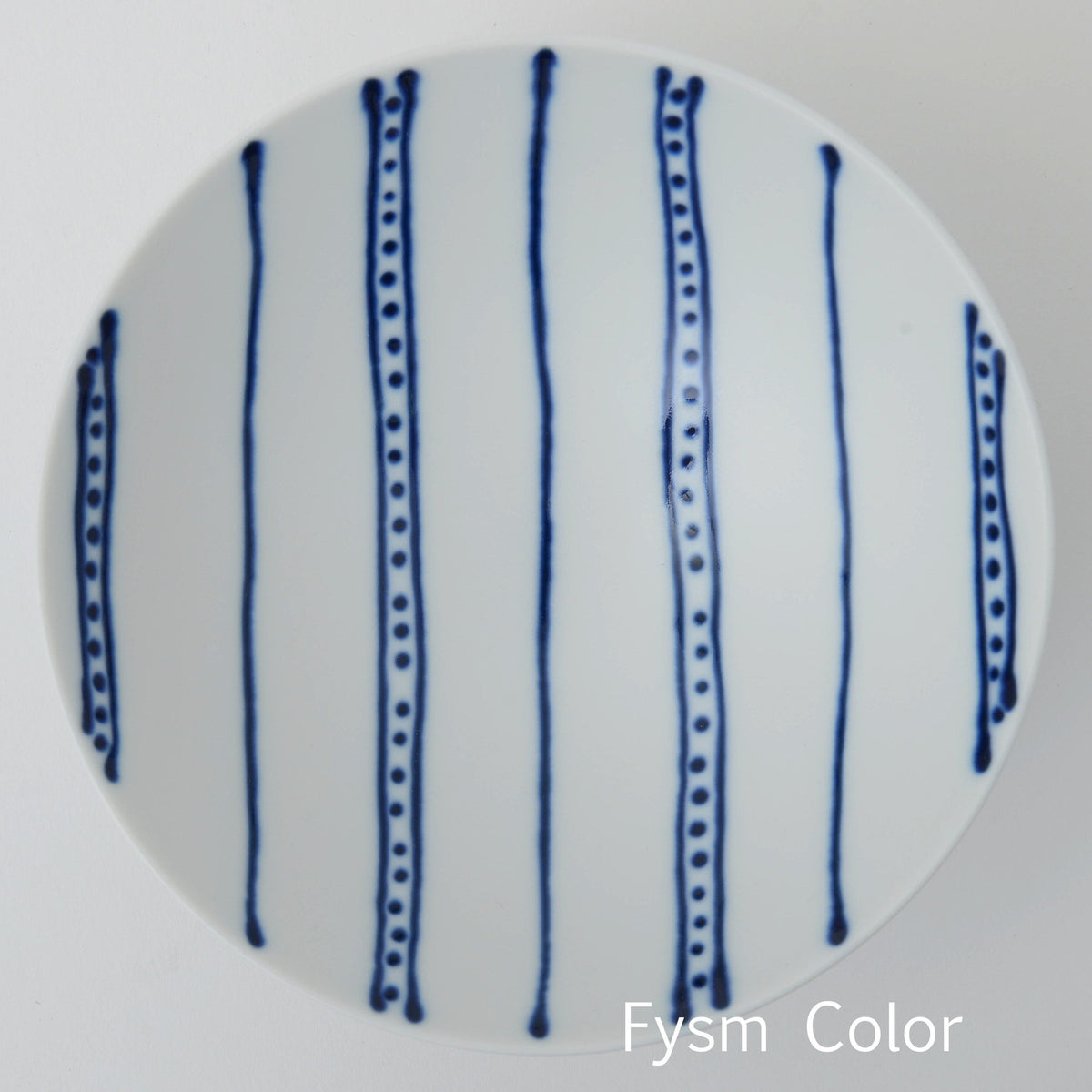 Hakusan Porcelain Flat Rice Bowl Hasami Ware ST-28