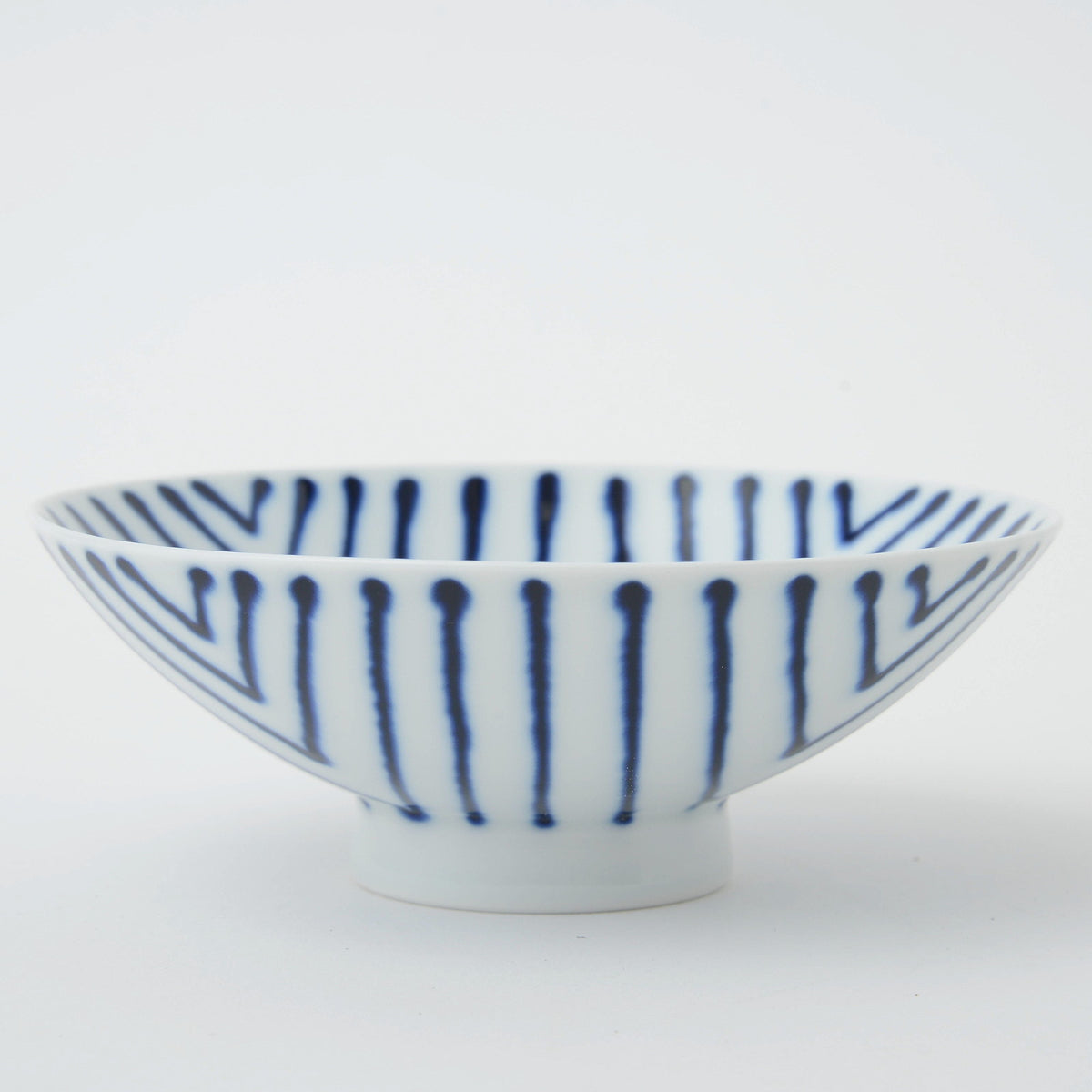 Hakusan Porcelain Flat Rice Bowl Hasami Ware ST-20
