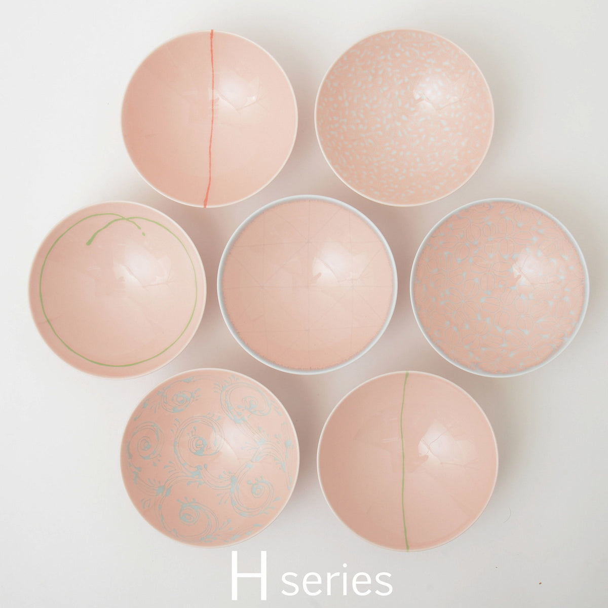 Hakusan Porcelain Hasami Flat Rice Bowl 15cm H-18