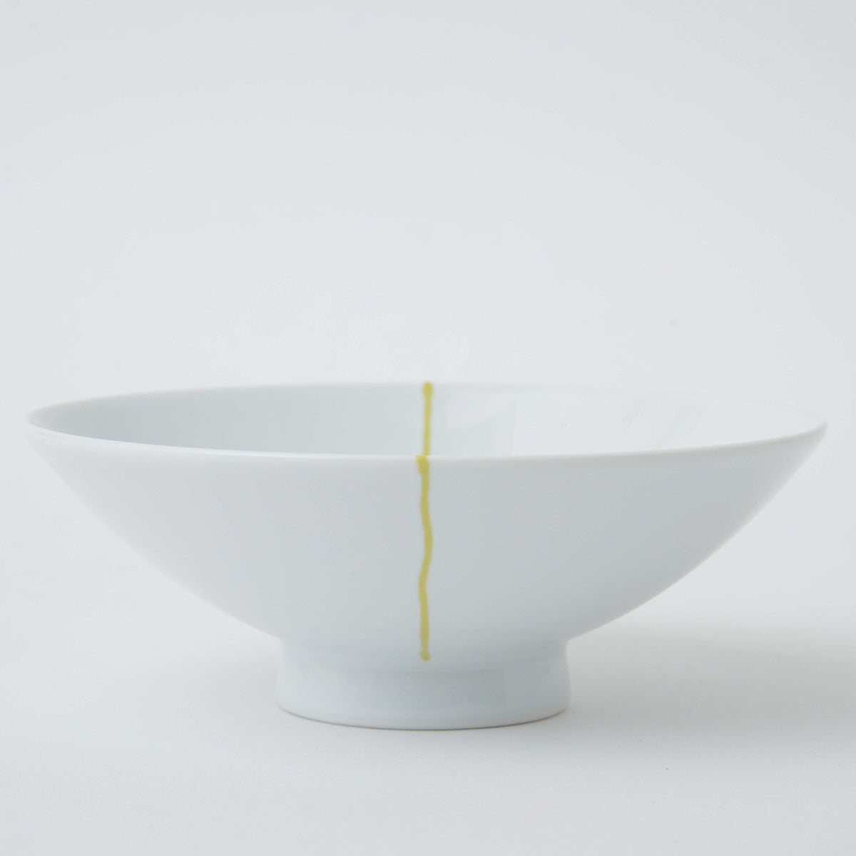 Hakusan Porcelain Hira Chawan Rice Bowl Hasami Ware A-4