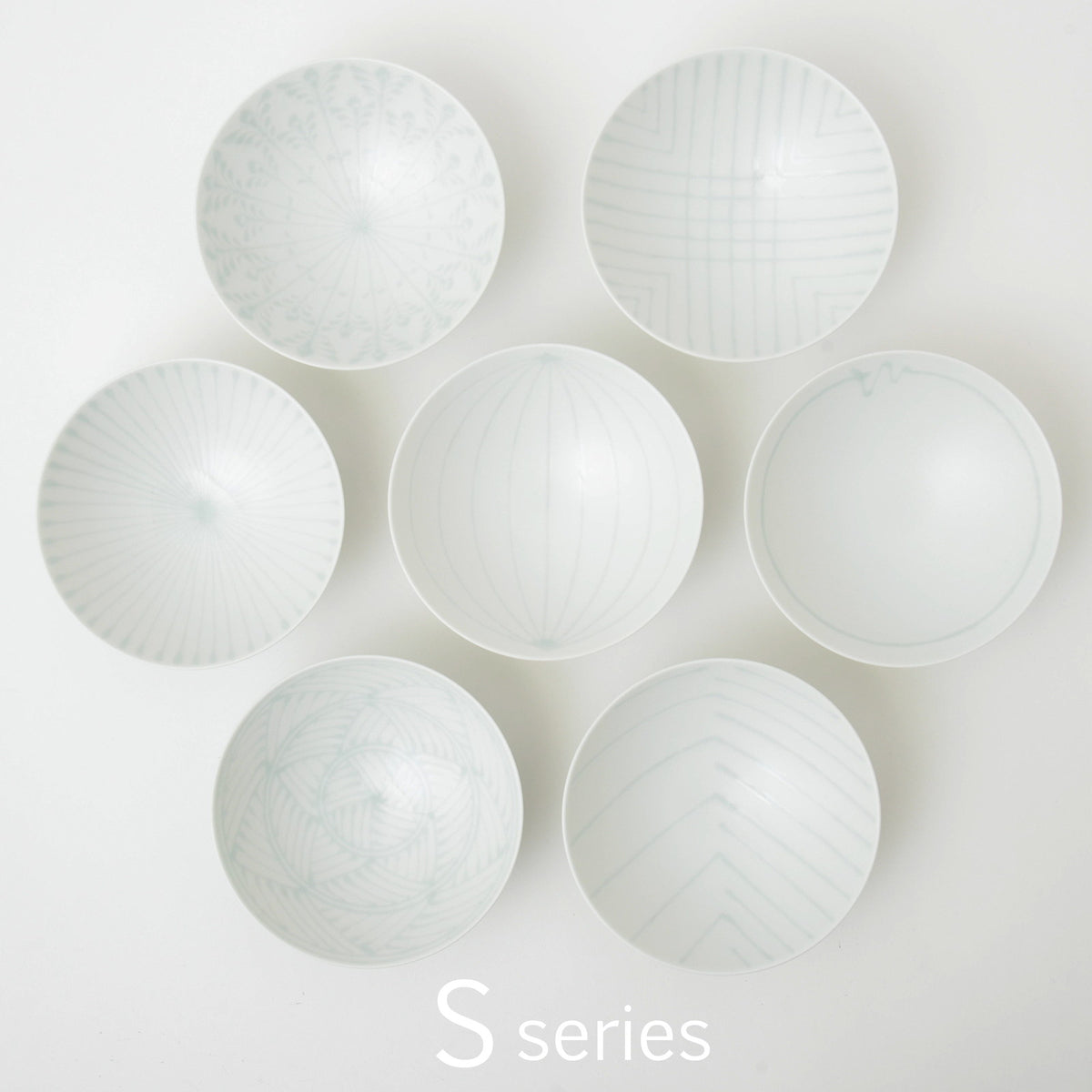 Hakusan Porcelain Hira Chawan Rice Bowl Hasami Ware A-4