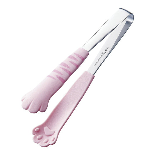 Tanabe Kanagu Catch Da Nyan Cat Serving Tongs 18cm Pink Tora 1238