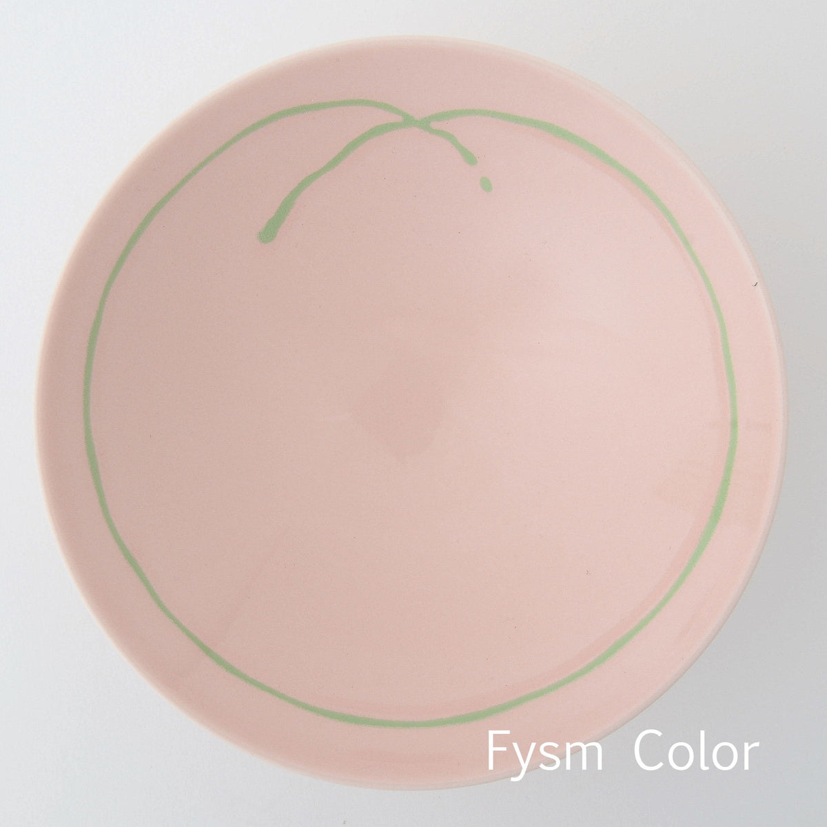 Hakusan Porcelain Flat Rice Bowl Hasami Ware H-9