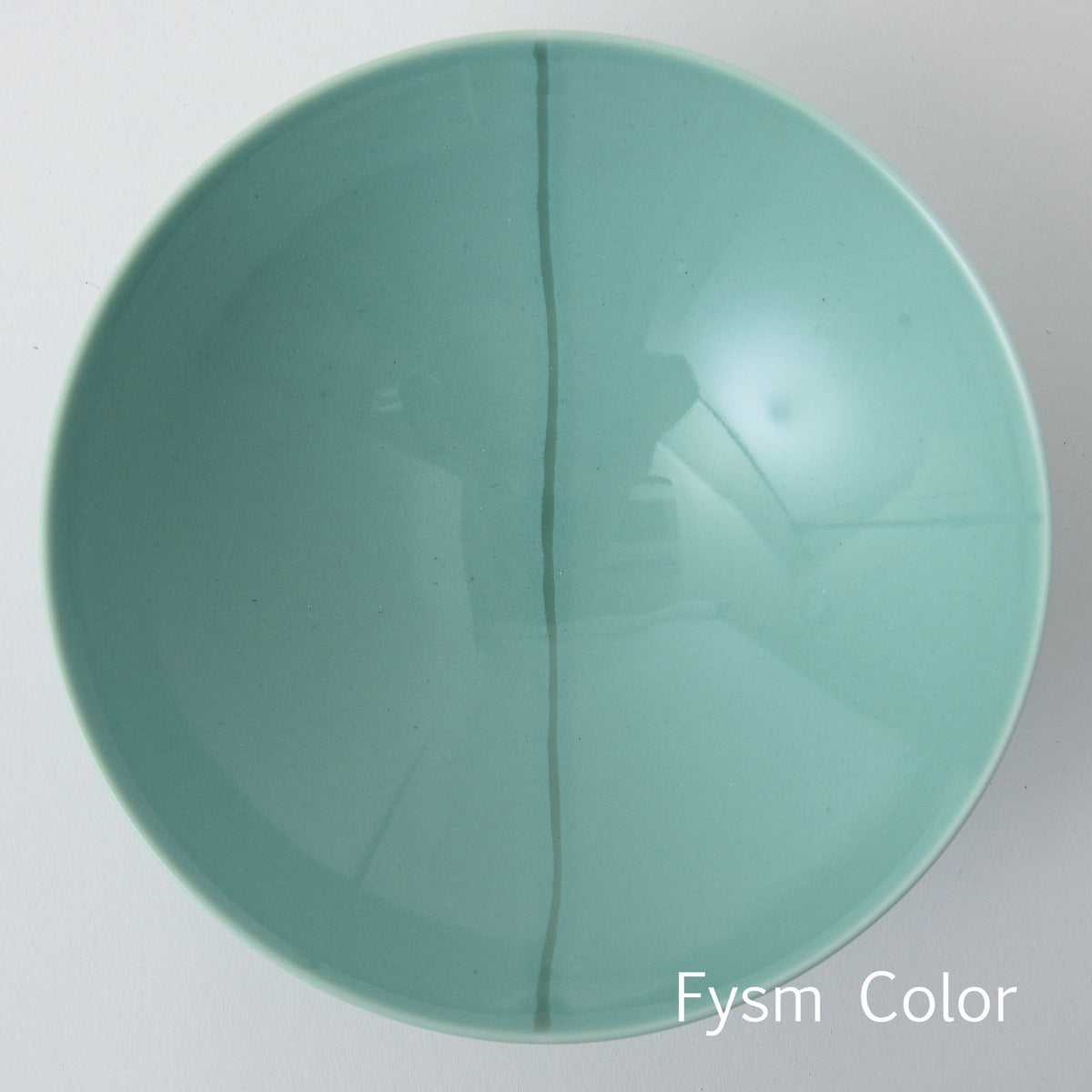 Hakusan Porcelain Flat Rice Bowl Hasami Ware D-22