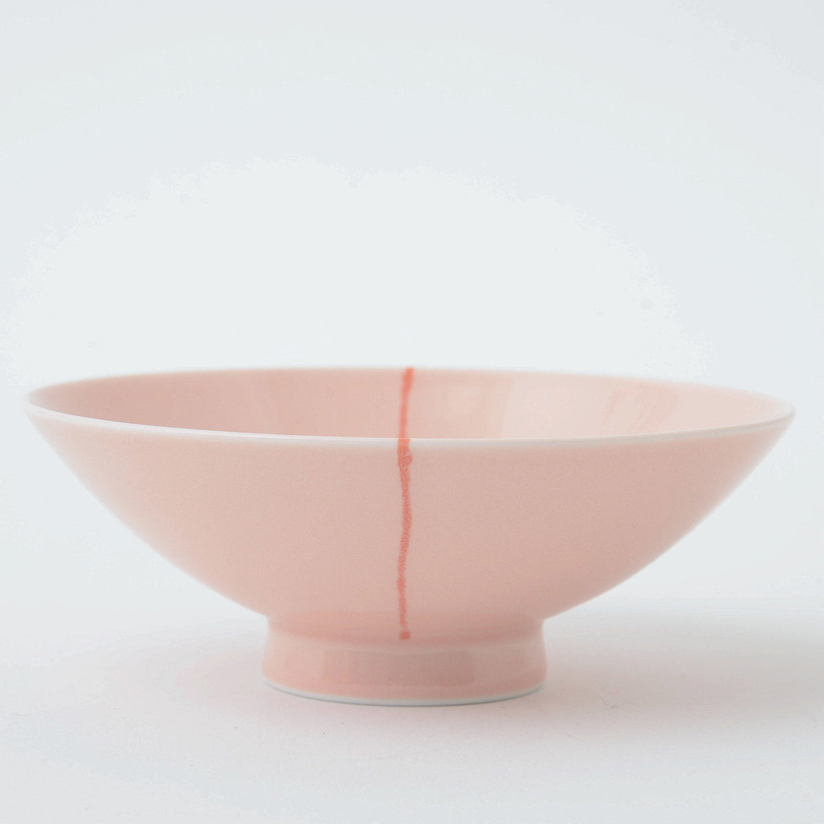 Hakusan Porcelain Flat Rice Bowl Hasami Ware H-26