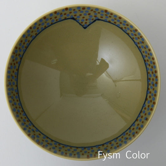 Hakusan Porcelain Hasami Flat Rice Bowl 15cm K-9