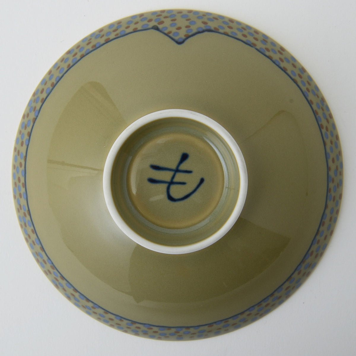 Hakusan Porcelain Hasami Flat Rice Bowl 15cm K-9