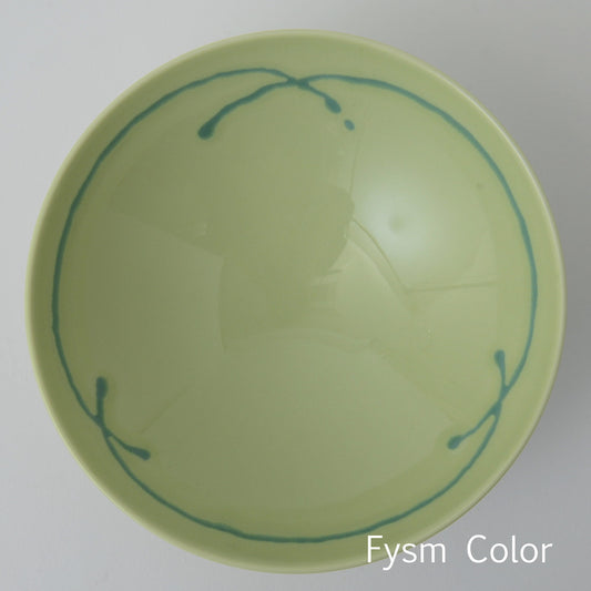 Hakusan Porcelain Flat Rice Bowl L-2