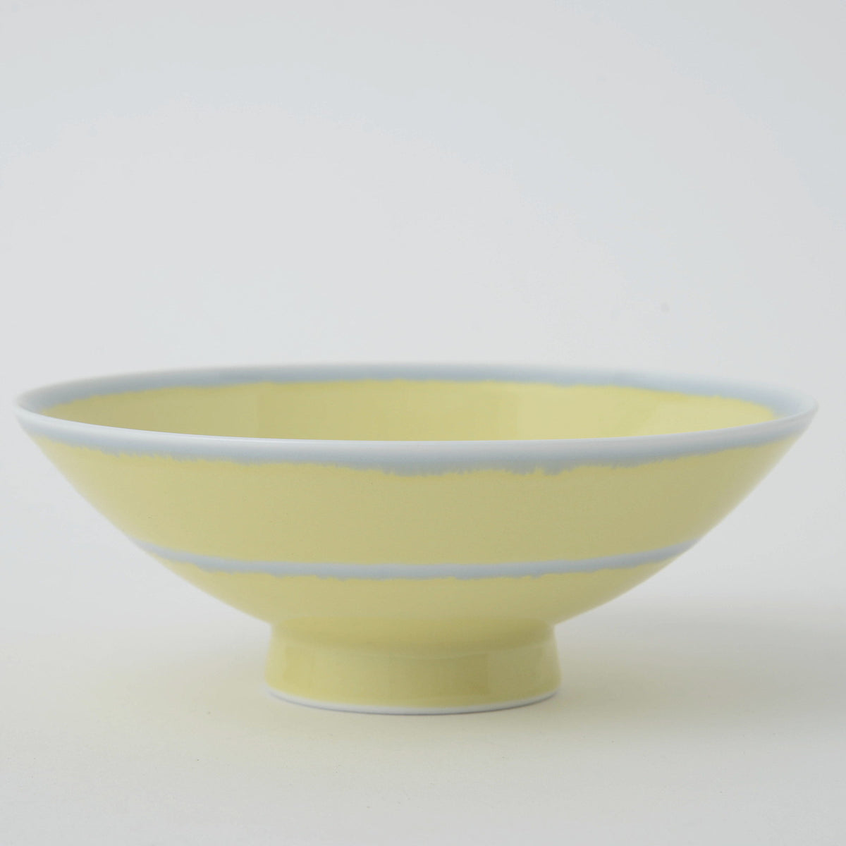 Hakusan Porcelain Hasami-Yaki Flat Rice Bowl YN-1