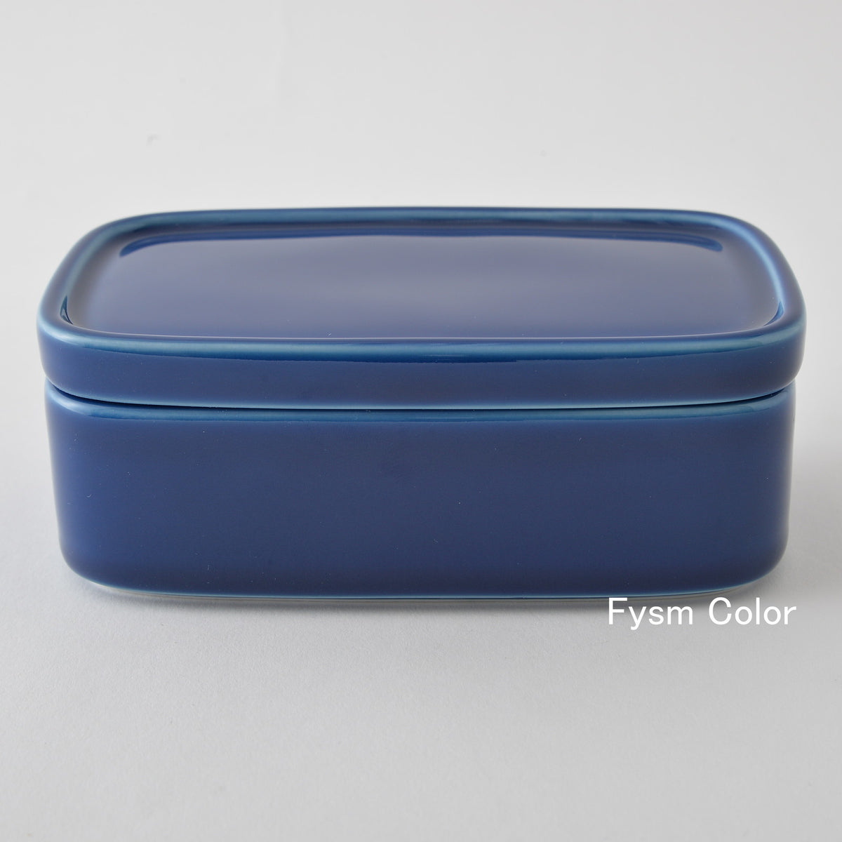 Hakusan Porcelain CONTE Long Storage Container Blue